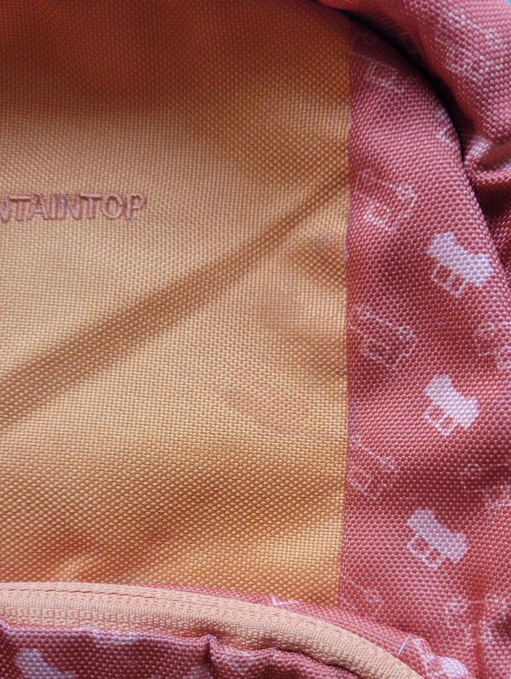 Mountaintop Sunny Day Orange Kids Backpack Toddler School Bag Daypack Hiking